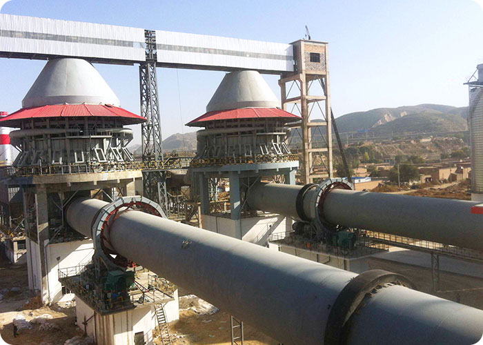 900T/D Rotary Kiln Used in Cement Production in Pakistan