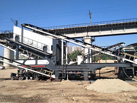 Mobile crushing plant for building wastes in Brunei