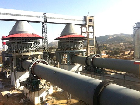 900T/D Rotary Kiln Used in Cement Production in Pakistan